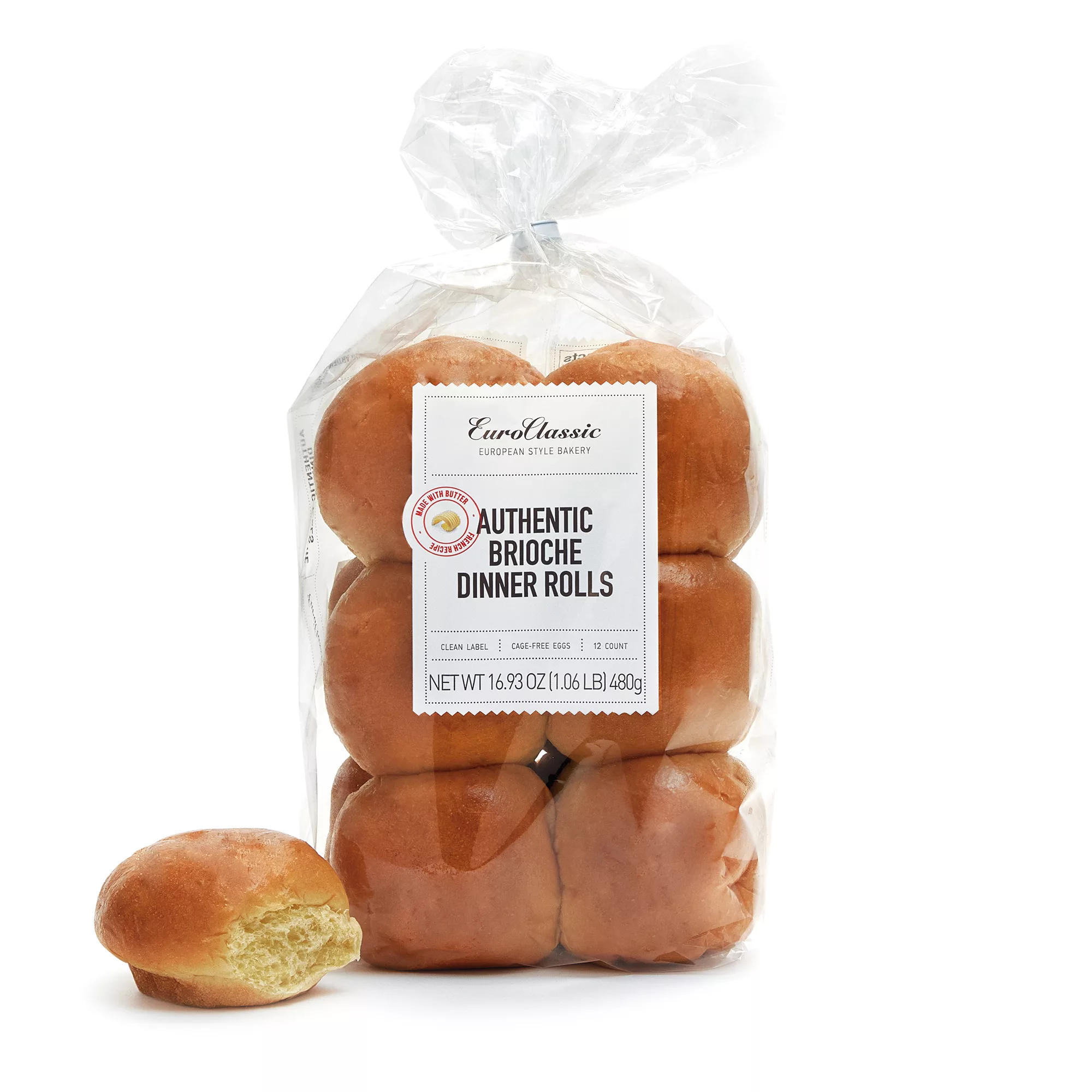 AUTHENTIC BRIOCHE DINNER ROLLS EuroClassic